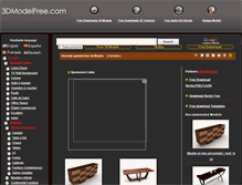 Tablet Screenshot of fr.3dmodelfree.com